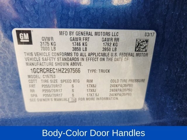 2017 Chevrolet Silverado 1500 LT LT1