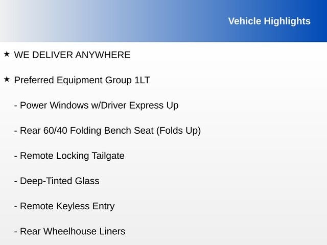 2017 Chevrolet Silverado 1500 LT LT1