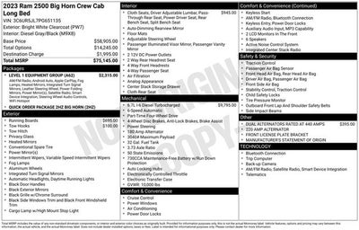 2023 RAM 2500 Big Horn