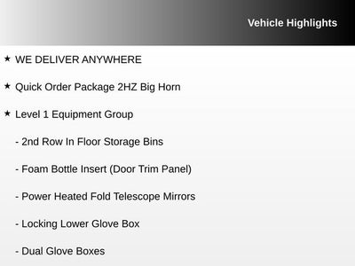 2023 RAM 2500 Big Horn