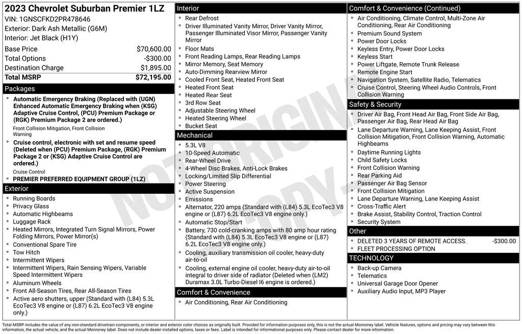 2023 Chevrolet Suburban Premier