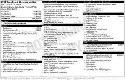 2018 Jeep Grand Cherokee Limited