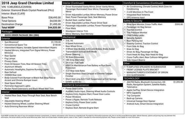 2018 Jeep Grand Cherokee Limited