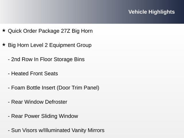 2020 RAM 1500 Big Horn/Lone Star