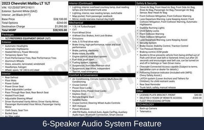 2023 Chevrolet Malibu LT 1LT