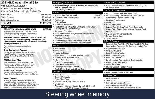 2023 GMC Acadia Denali