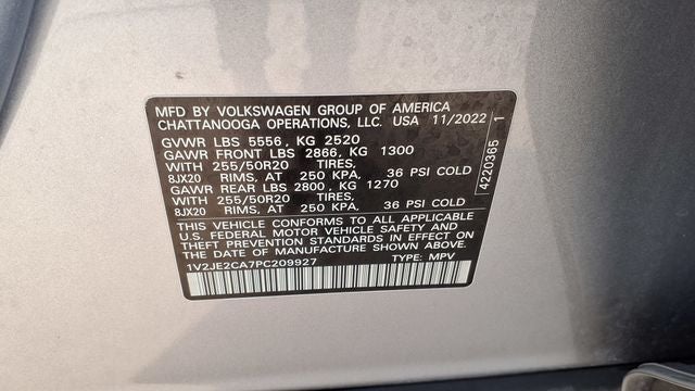 2023 Volkswagen Atlas Cross Sport 3.6L V6 SE w/Technology