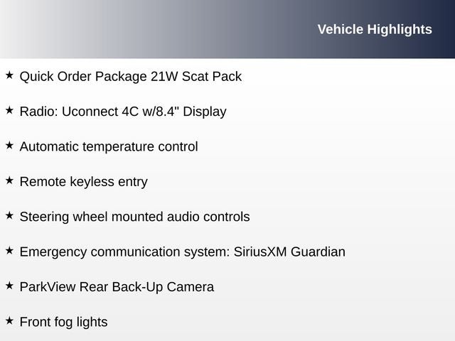2023 Dodge Charger R/T Scat Pack