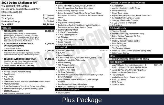 2021 Dodge Challenger R/T