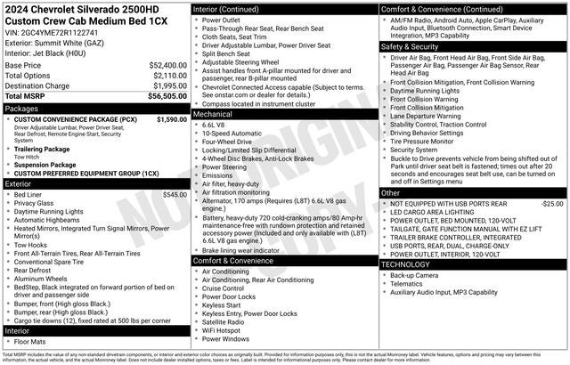 2024 Chevrolet Silverado 2500HD Custom