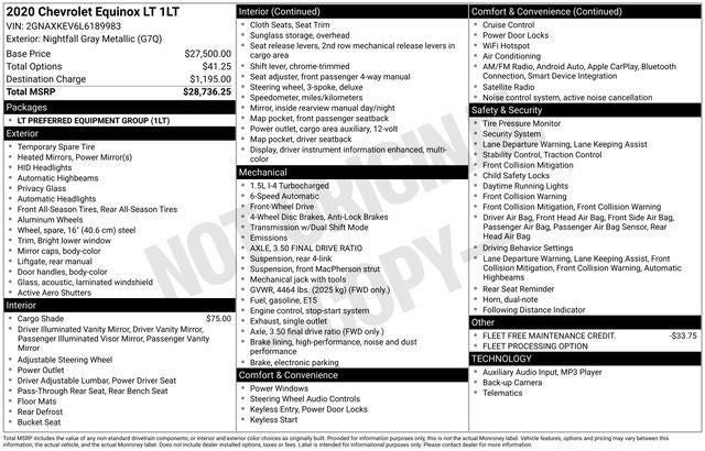 2020 Chevrolet Equinox LT