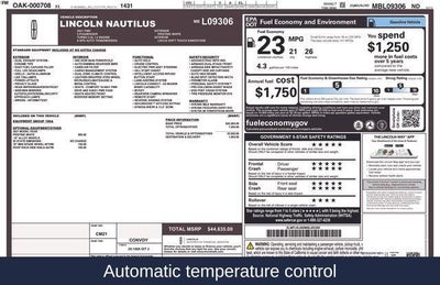 2021 Lincoln Nautilus Standard