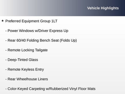 2016 Chevrolet Silverado 1500 LT LT1