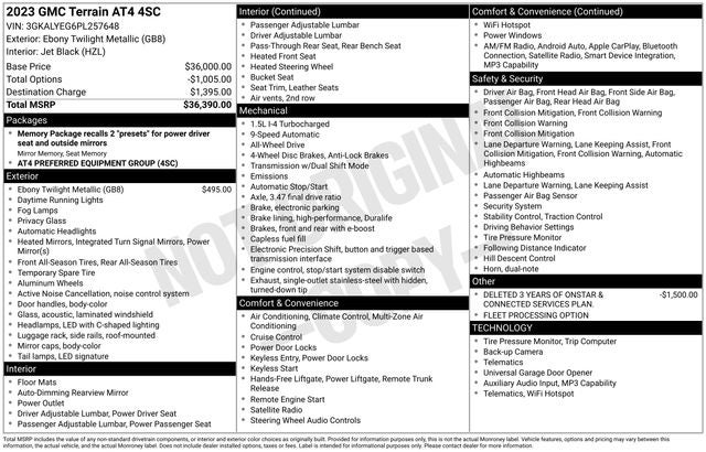 2023 GMC Terrain AT4