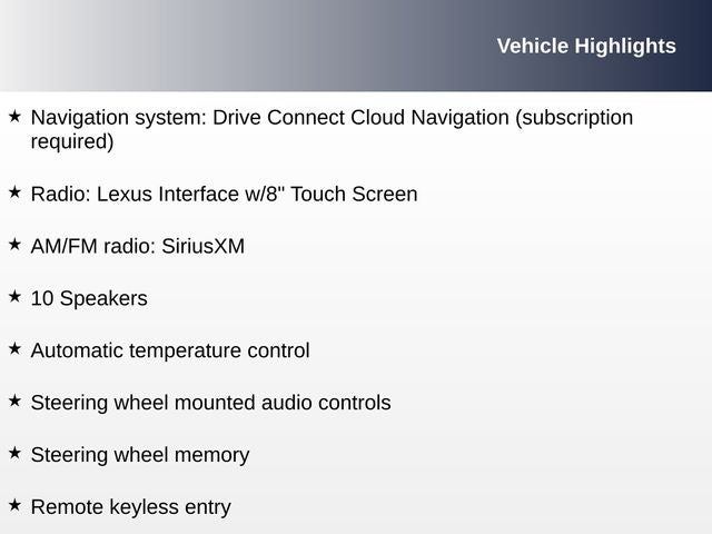 2025 Lexus ES 300h Luxury