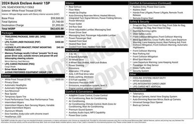 2024 Buick Enclave Avenir