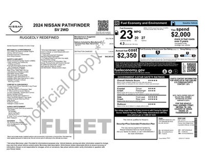 2024 Nissan Pathfinder SV