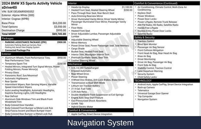 2024 BMW X5 sDrive40i
