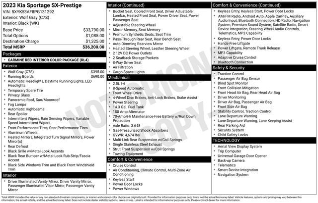 2023 Kia Sportage SX-Prestige