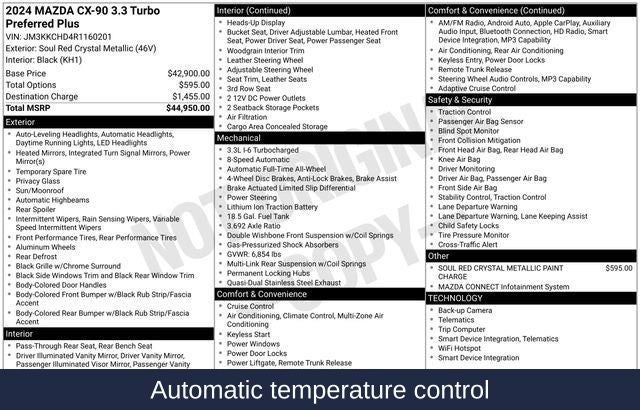2024 Mazda Mazda CX-90 3.3 Turbo Preferred Plus