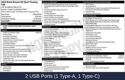 2024 Buick Encore GX Sport Touring