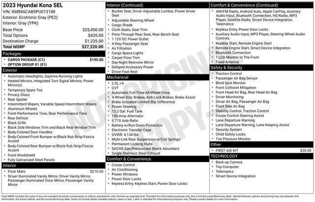 2023 Hyundai Kona SEL