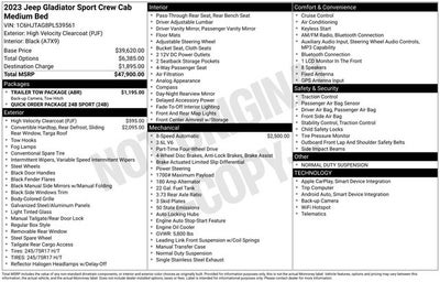 2023 Jeep Gladiator Sport