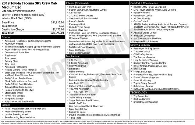 2019 Toyota Tacoma SR5 V6
