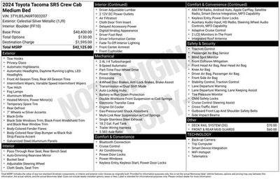 2024 Toyota Tacoma SR5