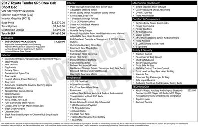 2017 Toyota Tundra Base