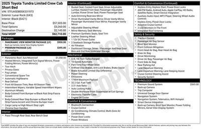 2025 Toyota Tundra Limited