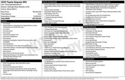 2025 Toyota Sequoia SR5