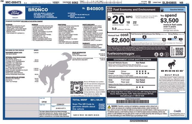 2025 Ford Bronco Big Bend