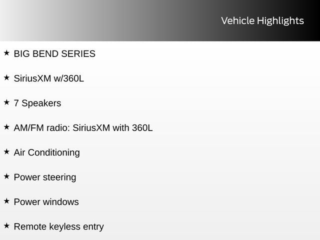 2025 Ford Bronco Big Bend