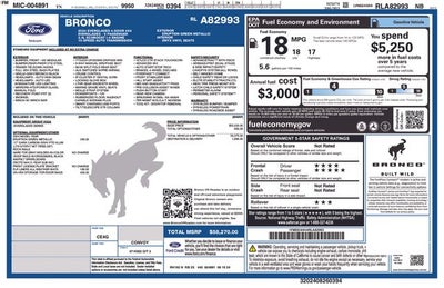 2024 Ford Bronco Everglades Hard Top 7 Speakers