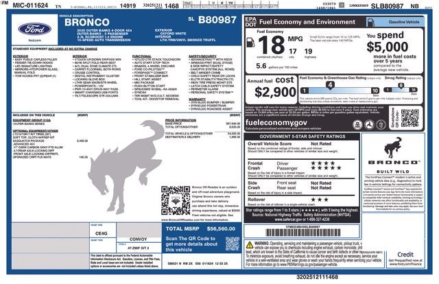 2025 Ford Bronco Outer Banks