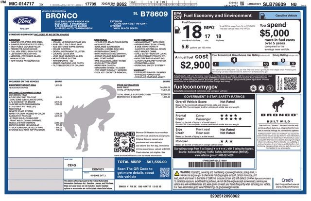 2025 Ford Bronco Badlands