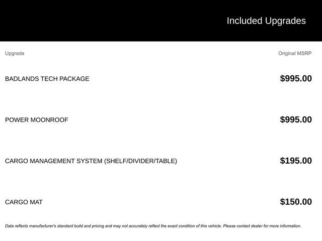 2025 Ford Bronco Sport Badlands
